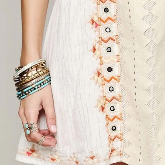 Free People Water Lily Embroidered Dress - Picture 2 of 7